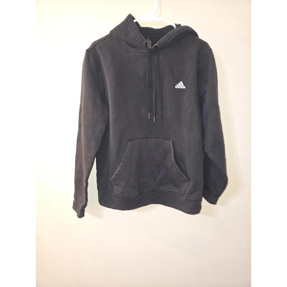 Adidas Black Hoodie Sweatshirt Size Large